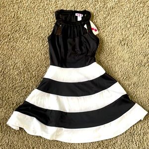 Black and white dress